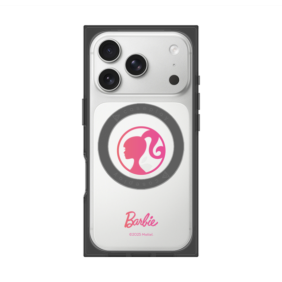 プレミアムスクエアケース with MagSafe［ Barbie - ロゴ ］