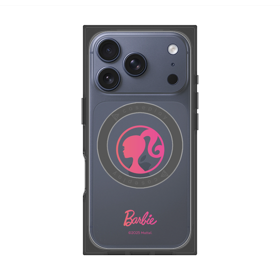 プレミアムスクエアケース with MagSafe［ Barbie - ロゴ ］