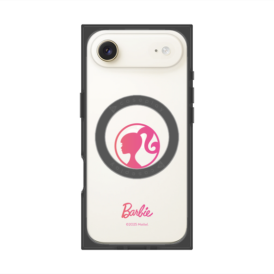 プレミアムスクエアケース with MagSafe［ Barbie - ロゴ ］