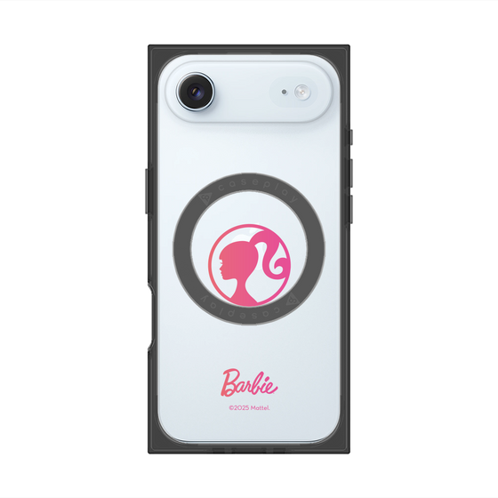 プレミアムスクエアケース with MagSafe［ Barbie - ロゴ ］