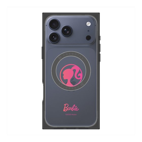 プレミアムスクエアケース with MagSafe［ Barbie - ロゴ ］
