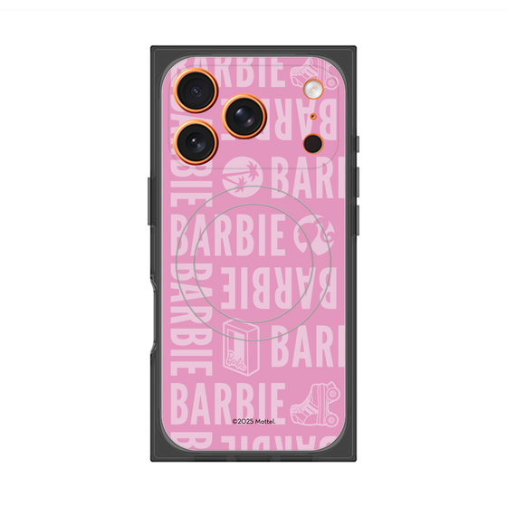 プレミアムスクエアケース with MagSafe［ Barbie - ロゴパターン3 ］