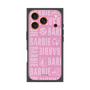 プレミアムスクエアケース with MagSafe［ Barbie - ロゴパターン3 ］