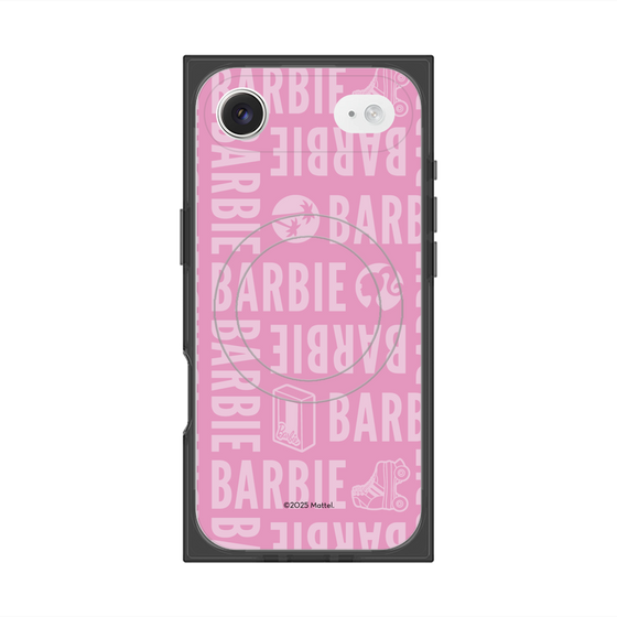 プレミアムスクエアケース with MagSafe［ Barbie - ロゴパターン3 ］