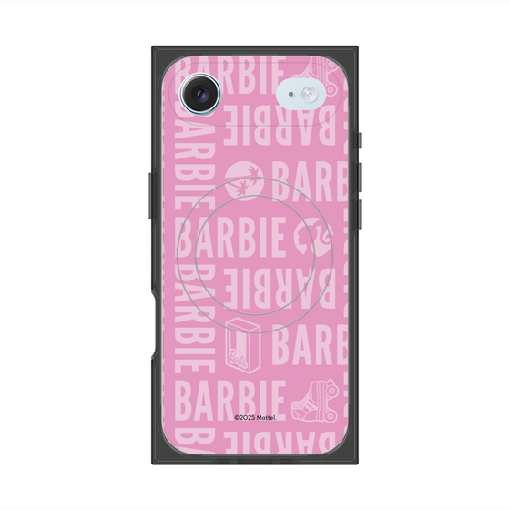 プレミアムスクエアケース with MagSafe［ Barbie - ロゴパターン3 ］