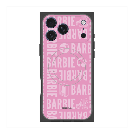 プレミアムスクエアケース with MagSafe［ Barbie - ロゴパターン3 ］