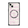 プレミアムスクエアケース with MagSafe［ Barbie - ロゴパターン3 - クリア ］