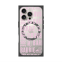 プレミアムスクエアケース with MagSafe［ Barbie - ロゴパターン3 - クリア ］