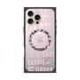 プレミアムスクエアケース with MagSafe［ Barbie - ロゴパターン3 - クリア ］