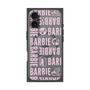 プレミアムスクエアケース with MagSafe［ Barbie - ロゴパターン3 - クリア ］