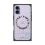プレミアムスクエアケース with MagSafe［ Barbie - ロゴパターン3 - クリア ］