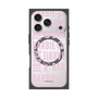プレミアムスクエアケース with MagSafe［ Barbie - ロゴパターン3 - クリア ］