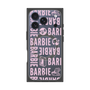 プレミアムスクエアケース with MagSafe［ Barbie - ロゴパターン3 - クリア ］