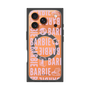 プレミアムスクエアケース with MagSafe［ Barbie - ロゴパターン3 - クリア ］