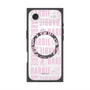 プレミアムスクエアケース with MagSafe［ Barbie - ロゴパターン3 - クリア ］