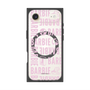 プレミアムスクエアケース with MagSafe［ Barbie - ロゴパターン3 - クリア ］