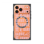 プレミアムスクエアケース with MagSafe［ Barbie - ロゴパターン3 - クリア ］