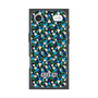 プレミアムスクエアケース with MagSafe［ ANNA SUI - HEARTS VINE - BLUE ］