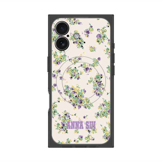 プレミアムスクエアケース with MagSafe［ ANNA SUI - ROSEBUDS ］