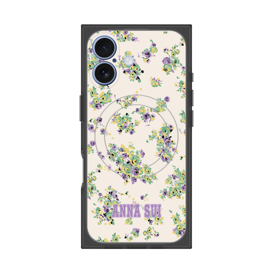 プレミアムスクエアケース with MagSafe［ ANNA SUI - ROSEBUDS ］