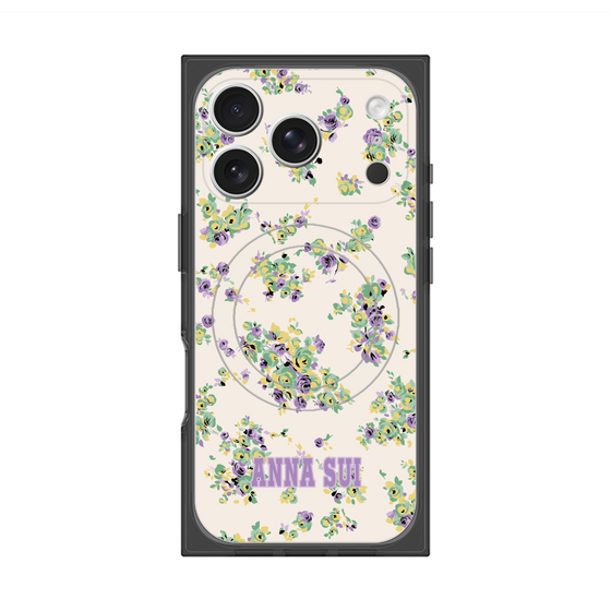 プレミアムスクエアケース with MagSafe［ ANNA SUI - ROSEBUDS ］