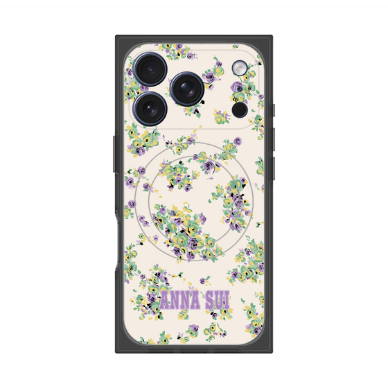 プレミアムスクエアケース with MagSafe［ ANNA SUI - ROSEBUDS ］