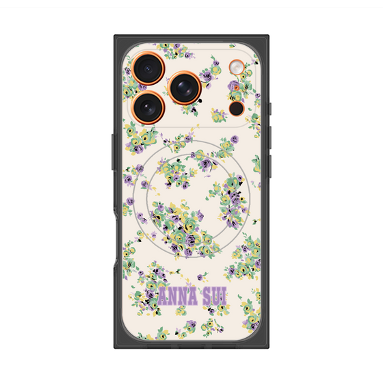 プレミアムスクエアケース with MagSafe［ ANNA SUI - ROSEBUDS ］