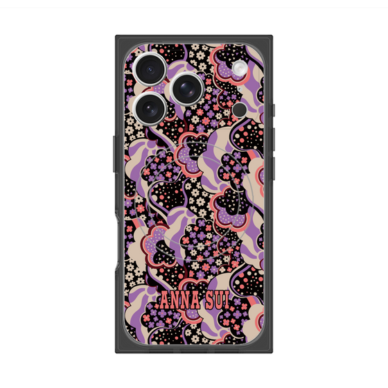 プレミアムスクエアケース with MagSafe［ ANNA SUI - WAVY CLOUDS ］