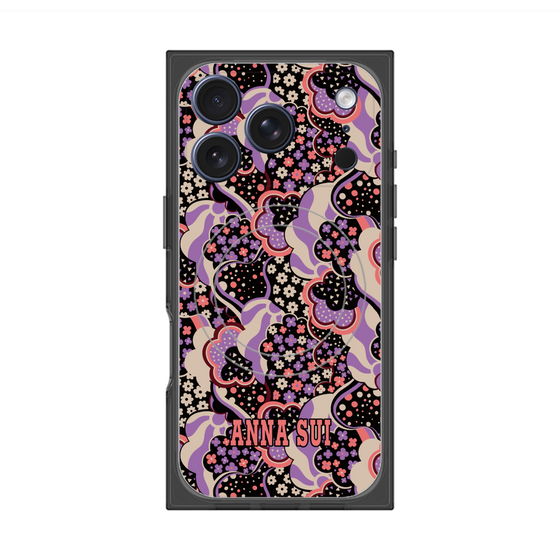 プレミアムスクエアケース with MagSafe［ ANNA SUI - WAVY CLOUDS ］