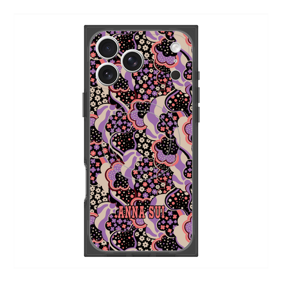 プレミアムスクエアケース with MagSafe［ ANNA SUI - WAVY CLOUDS ］