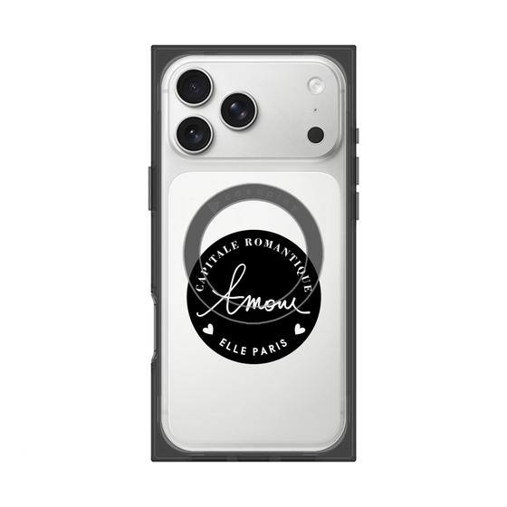 プレミアムスクエアケース with MagSafe［ ELLE - Capitale Romantique ］