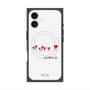 プレミアムスクエアケース with MagSafe［ ELLE - Let who love me follow me - ホワイト ］