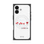 プレミアムスクエアケース with MagSafe［ ELLE - Let who love me follow me - ホワイト ］