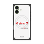プレミアムスクエアケース with MagSafe［ ELLE - Let who love me follow me - ホワイト ］