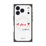 プレミアムスクエアケース with MagSafe［ ELLE - Let who love me follow me - ホワイト ］