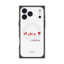プレミアムスクエアケース with MagSafe［ ELLE - Let who love me follow me - ホワイト ］