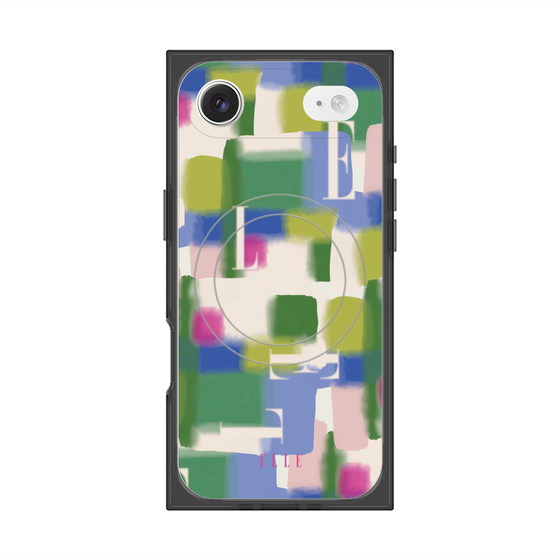プレミアムスクエアケース with MagSafe［ ELLE - Iconics Prints3 ］