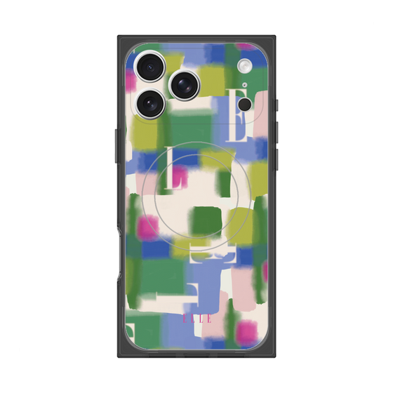 プレミアムスクエアケース with MagSafe［ ELLE - Iconics Prints3 ］
