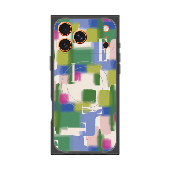 プレミアムスクエアケース with MagSafe［ ELLE - Iconics Prints3 ］