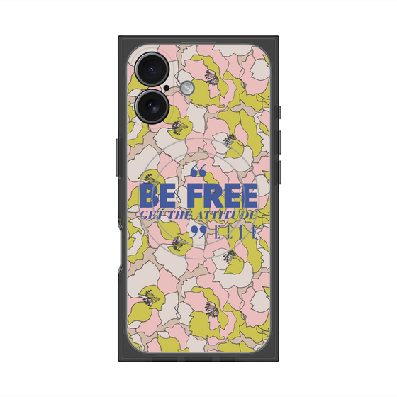 プレミアムスクエアケース with MagSafe［ ELLE - Be Free ］