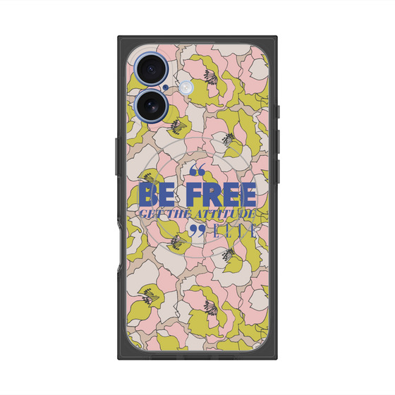 プレミアムスクエアケース with MagSafe［ ELLE - Be Free ］