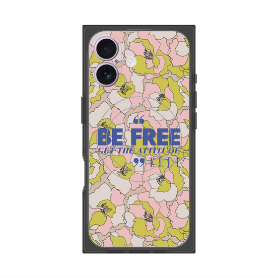 プレミアムスクエアケース with MagSafe［ ELLE - Be Free ］