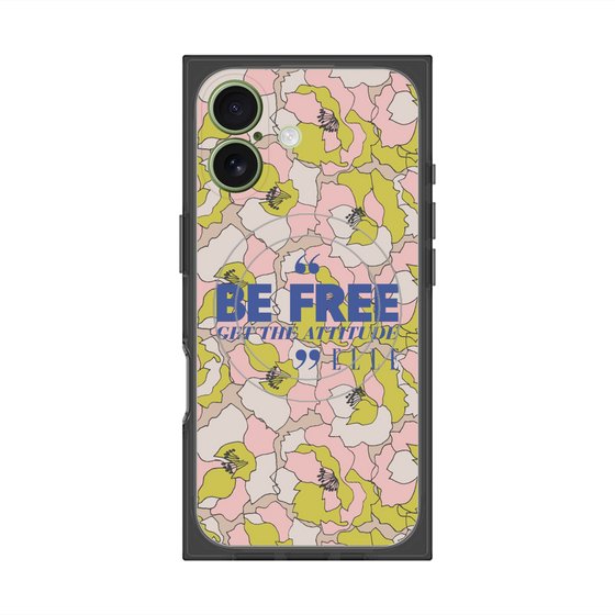 プレミアムスクエアケース with MagSafe［ ELLE - Be Free ］