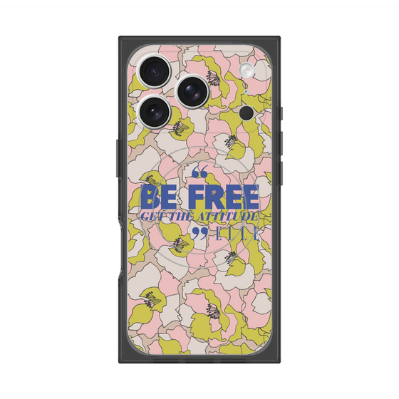 プレミアムスクエアケース with MagSafe［ ELLE - Be Free ］