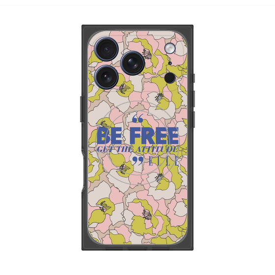 プレミアムスクエアケース with MagSafe［ ELLE - Be Free ］