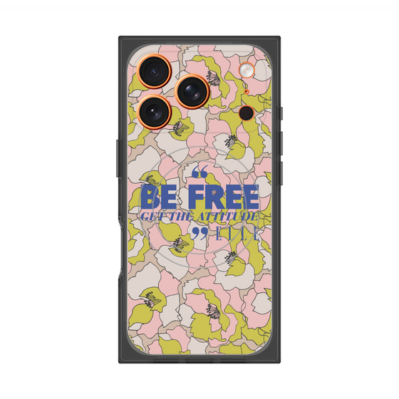 プレミアムスクエアケース with MagSafe［ ELLE - Be Free ］
