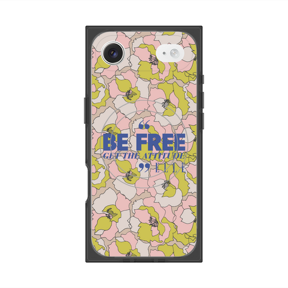 プレミアムスクエアケース with MagSafe［ ELLE - Be Free ］