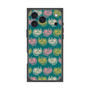 プレミアムスクエアケース with MagSafe［ ELLE - Cat Pattern - グリーン ］