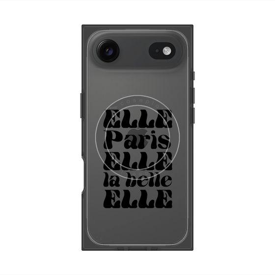 プレミアムスクエアケース with MagSafe［ ELLE - ELLE Paris ］