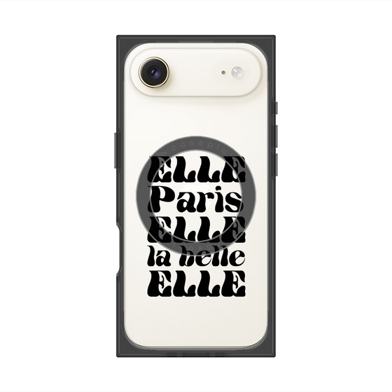 プレミアムスクエアケース with MagSafe［ ELLE - ELLE Paris ］